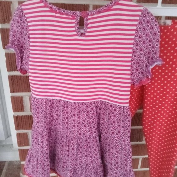 Matilda Jane girls top size 4 and leggings size 6 - Picture 4 of 5